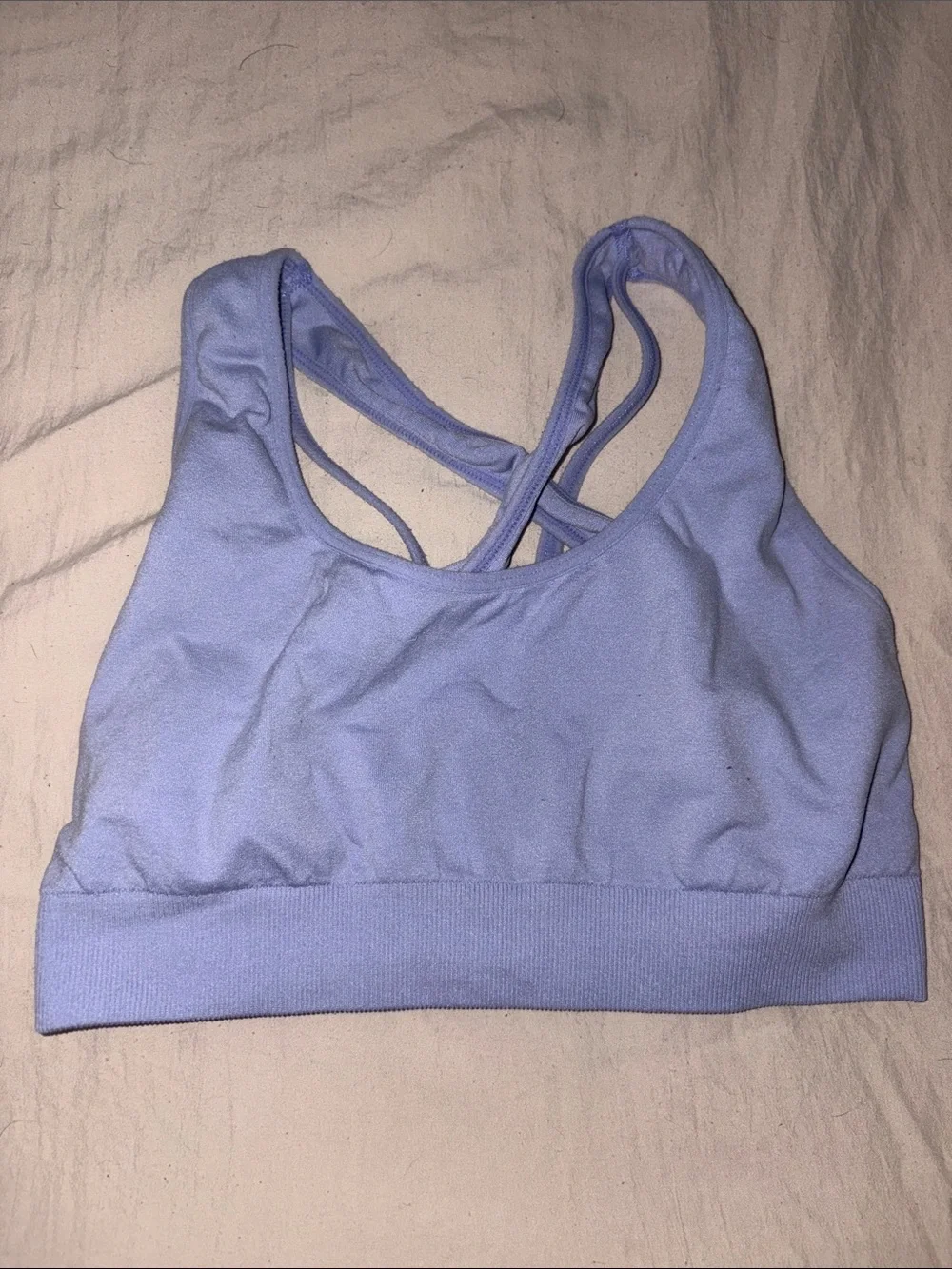 NVGTN Lavender Cross-Back Sports Bra